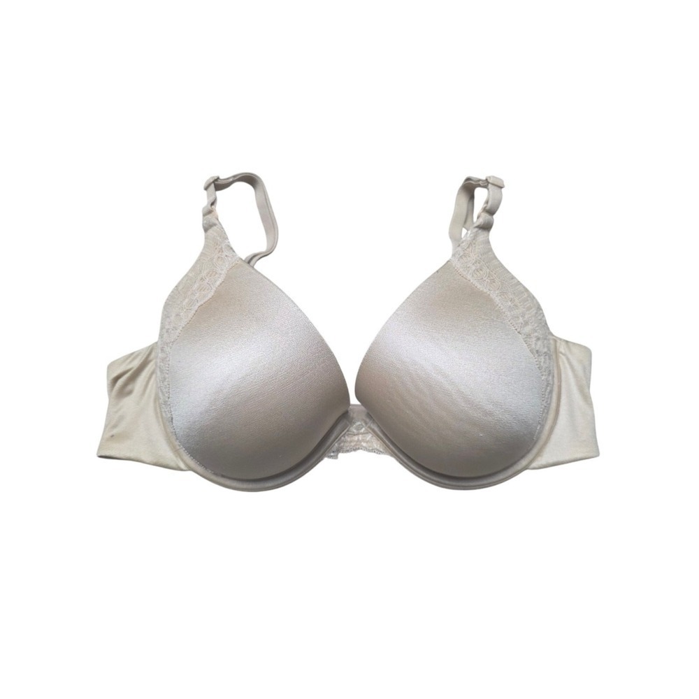 Maidenform Bra 34C Womens Padded Underwired Tan Adjustable Straps